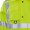 Game Workwear The Hi-Vis Rain Jacket, Yellow, Size Large 1340